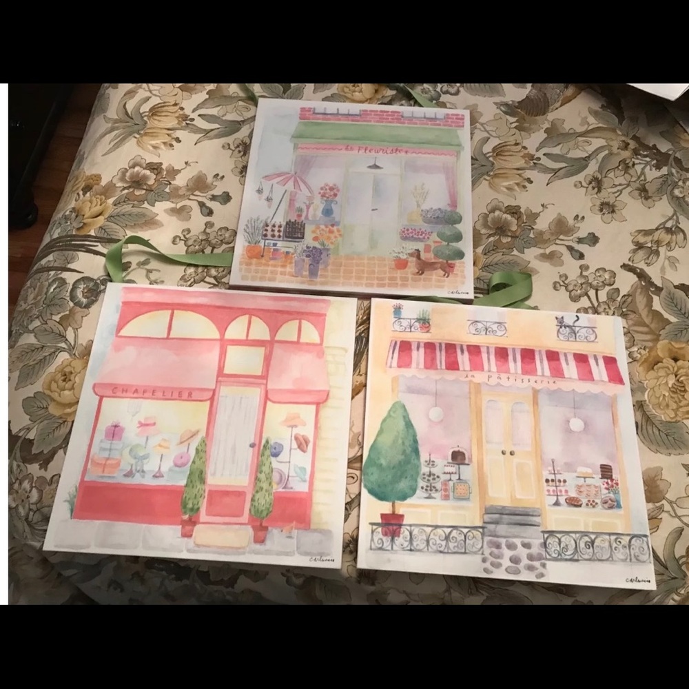 Pottery Barn Kids Maria Carluccio French art trio